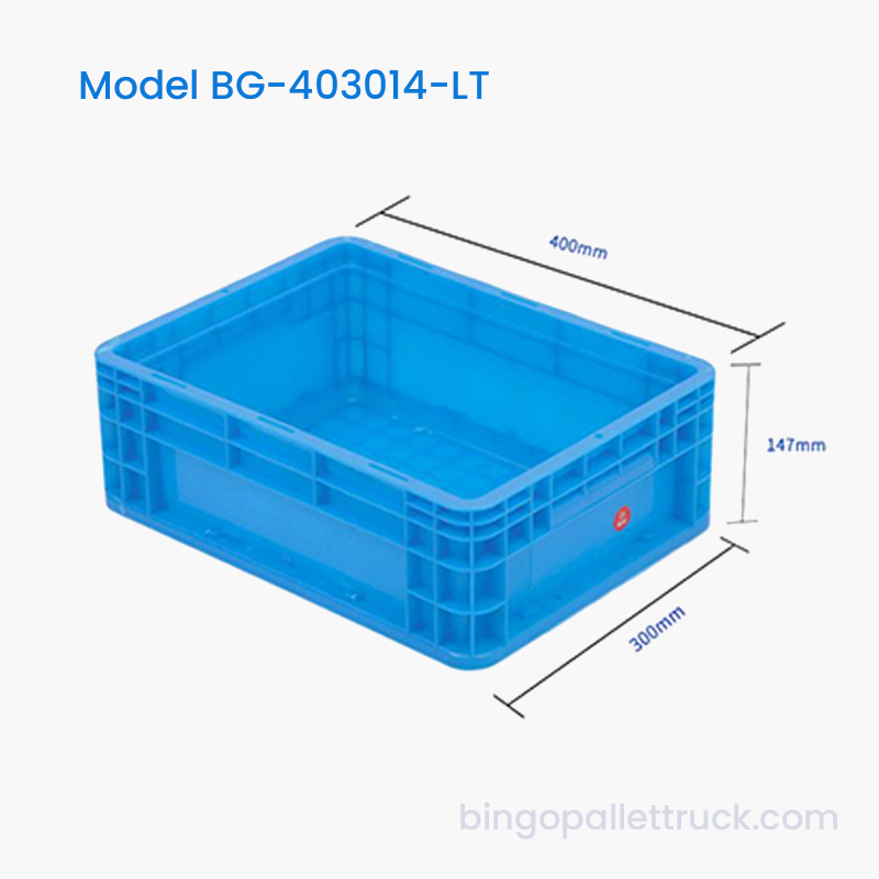 14L Logistics Plastic Tote Box til lageropbevaring