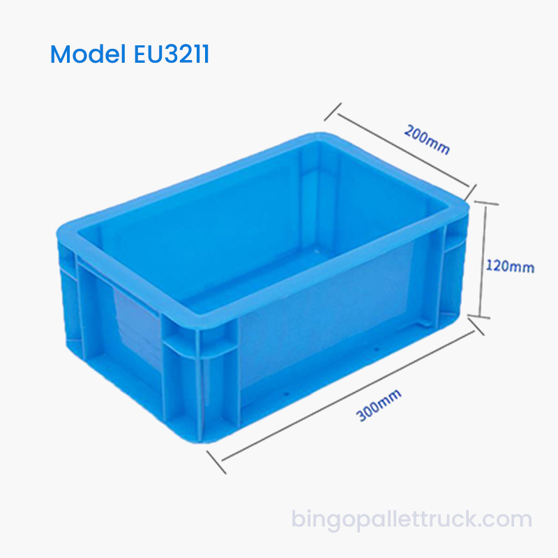 4L EU-plastikkasse til industriel opbevaring