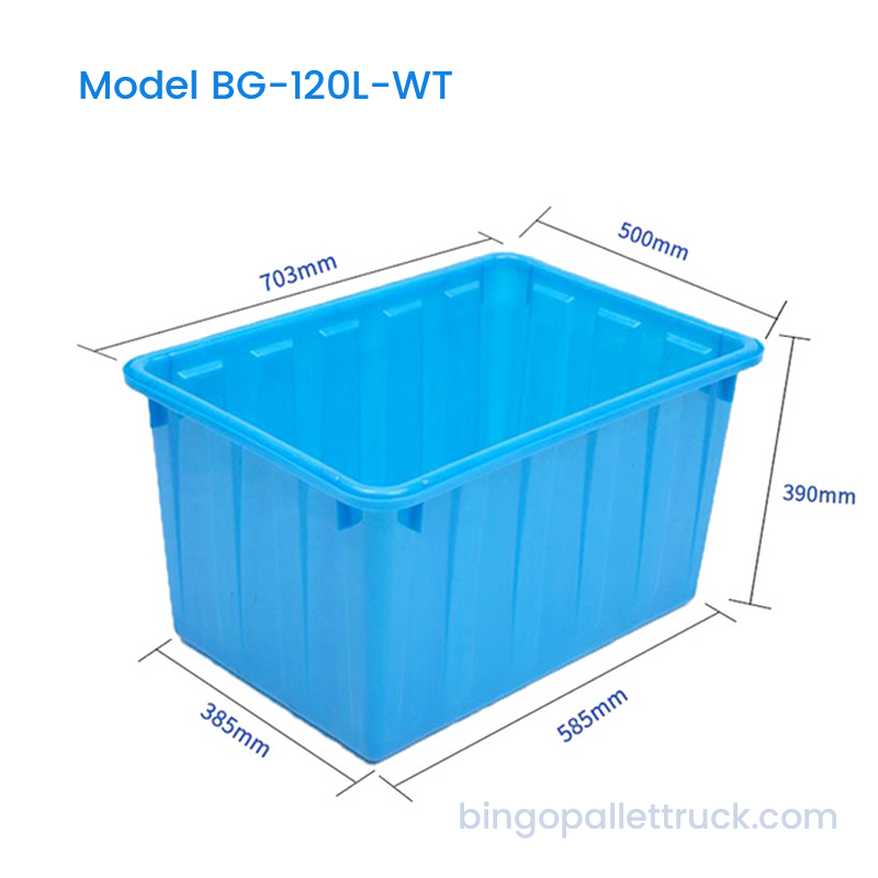120L bulkforsyning HDPE-tank til vand- og madopbevaring
