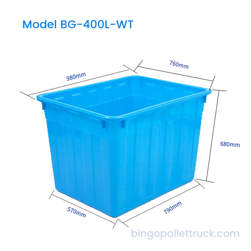 400L Heavy Duty HDPE vandtank til logistik og opbevaring