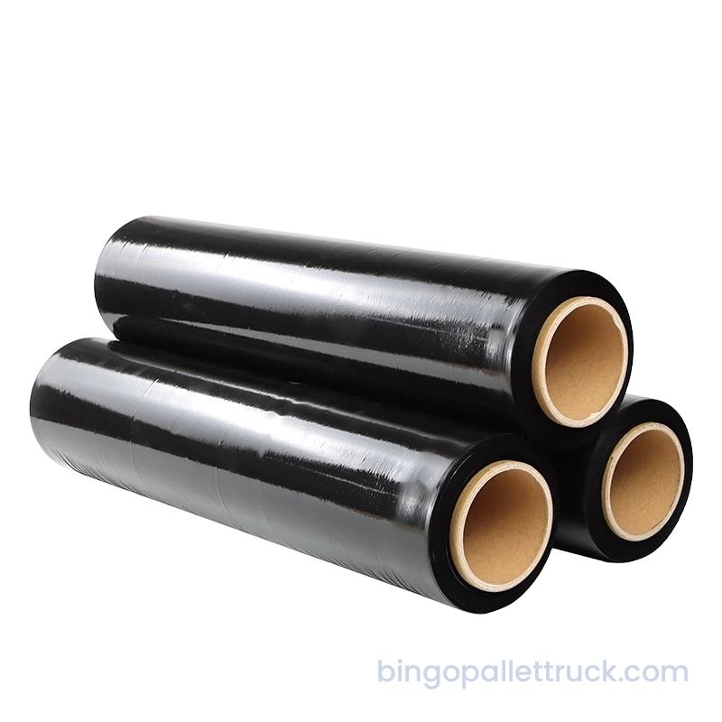 High Density LLDPE Black Stretch Wrap til emballage
