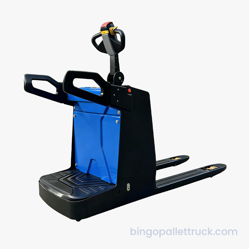 2000 kg industriel elektrisk stå-palletruck