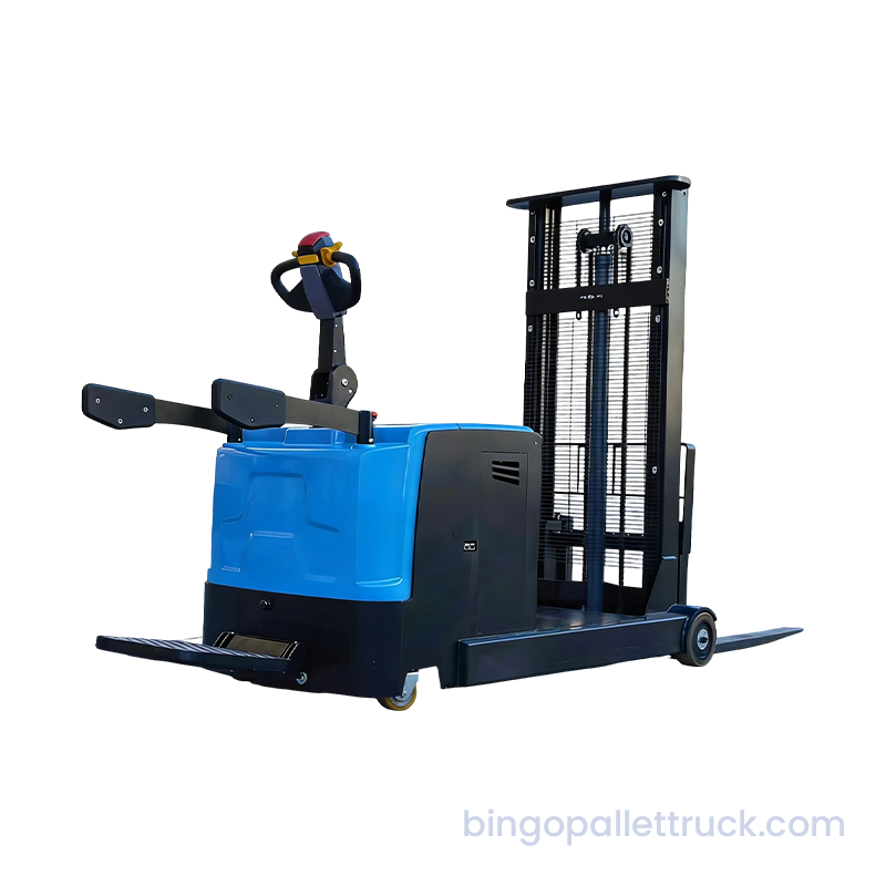 2000 kg EPS modbalanceret elektrisk stand-on stabler til lageropbevaring